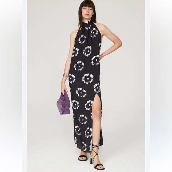 Busayo Dresses & Skirts - Black and White Floral Maxi Dress
